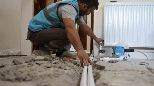 Yaşlı çift doğal gazla tanıştı: Hayal bile edemiyorduk