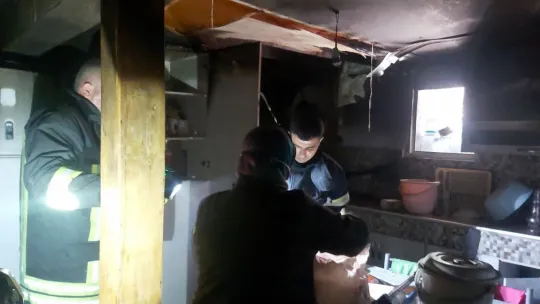 Yaşlı çiftin unutkanlığı yangına sebep oldu