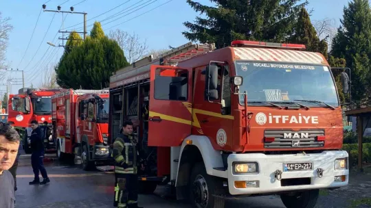 Kartepe'de korkutan yangın!