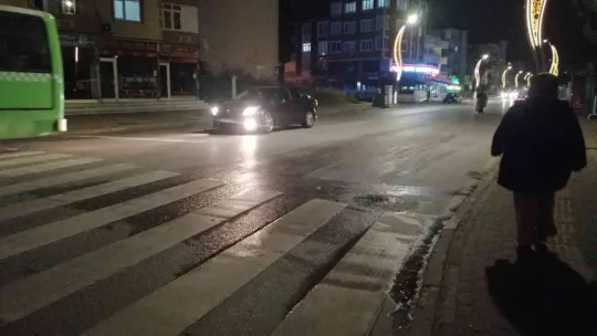 Yaya geçidinde dehşet!