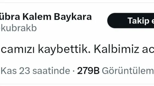 Metin Uca'dan acı haber geldi
