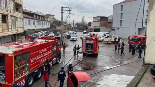 Körfez'de korkutan yangın!