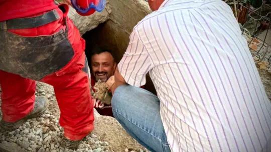 Yerin 2,5 metre altındaki 7 günlük esaret böyle sonlandı