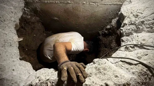 Yerin 2,5 metre altındaki 7 günlük esaret böyle sonlandı