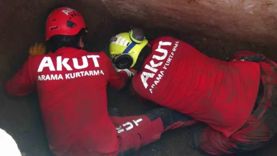 Yerin 2,5 metre altındaki 7 günlük esaret böyle sonlandı