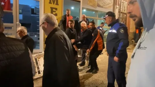 Yol çökmüştü, hasarın boyutu gündüz ortaya çıktı