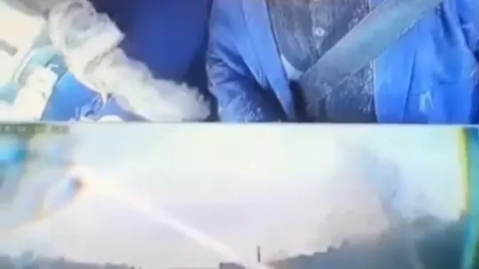 Minibüsün kamyona çarptığı kazanın görüntüleri ortaya çıktı