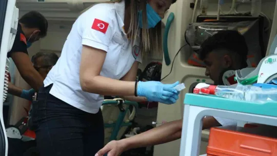 Yolcu dolu otobüs böyle uçtu