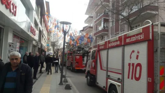 Yorgan tutuştu, facianın eşiğinden dönüldü!