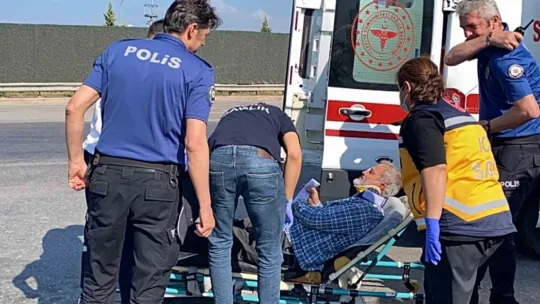 Yürüyüşte atak geçiren adam kafa üstü düşerek ağır yaralandı