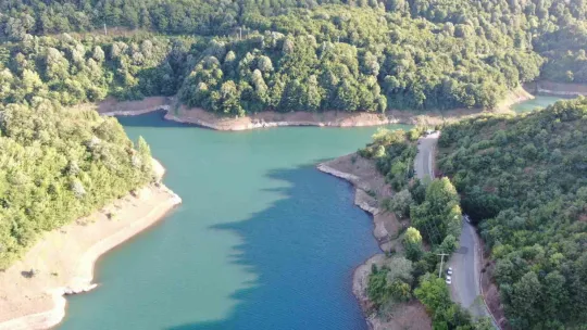 Yuvacık Barajı'nın su seviyesi düştü