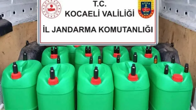 400 litre sahte alkol ele geçirildi