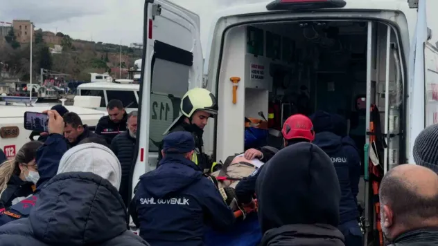 Denizde çırpınan vatandaş kurtarıldı