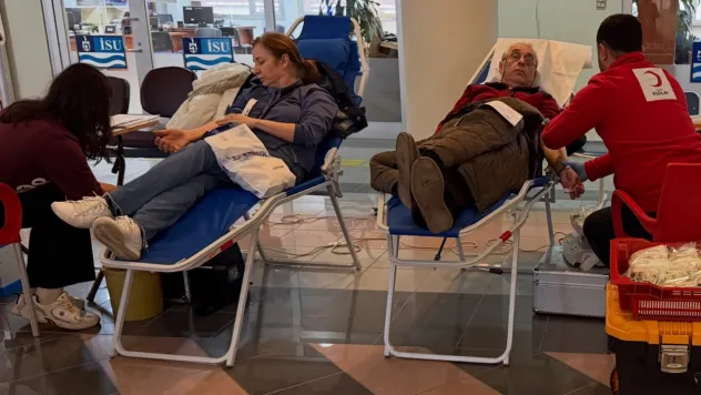 Kan bağışında bulundular