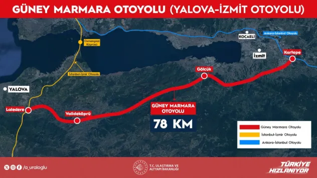 Güney Marmara Otoyolu'nda detaylar ortaya çıktı