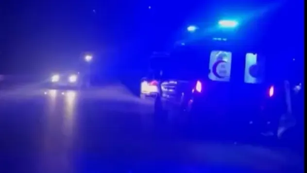 İlimtepe yolunda korkutan kaza