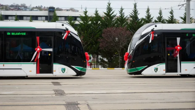 Kocaeli'de tramvay filosu 28 araca yükseldi