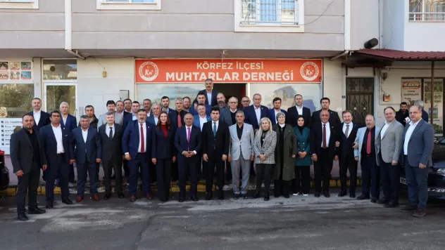 Körfez'de Muhtarlar günlerini görkemli kutladılar