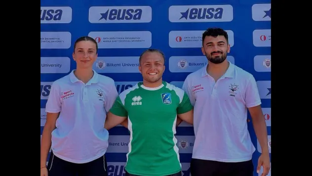 Körfezli sporcular EUSA Şampiyonası'nda hakemlik yaptı