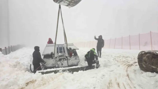 Kuzuyayla Kızak Pisti'ne yürüyen bant geliyor