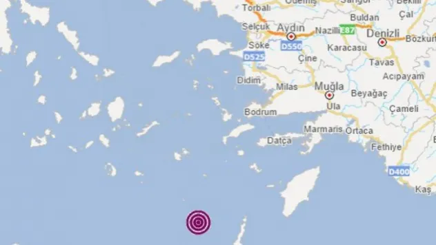 Muğla açıklarında korkutan deprem