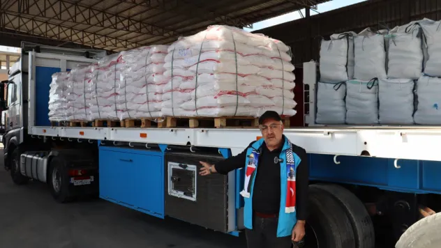 Yesevi Hareketi'nden Gazze'ye 100 tonluk acil yardım