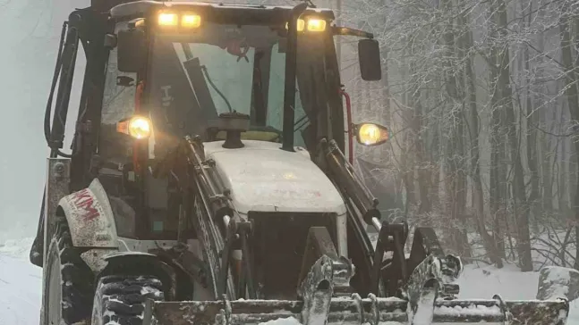 Kocaeli'de yüksek kesimlerde kesintisiz kış mesaisi başladı