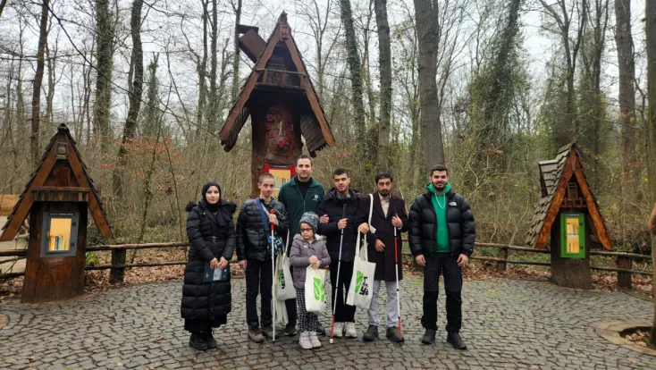 Ormanya Orman Kütüphanesi’nde engelsiz iletişim