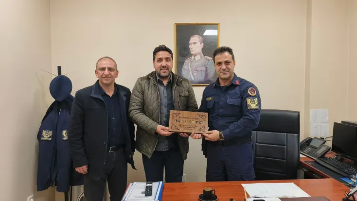 Sevindikli Karakolu Komutanına ziyaret