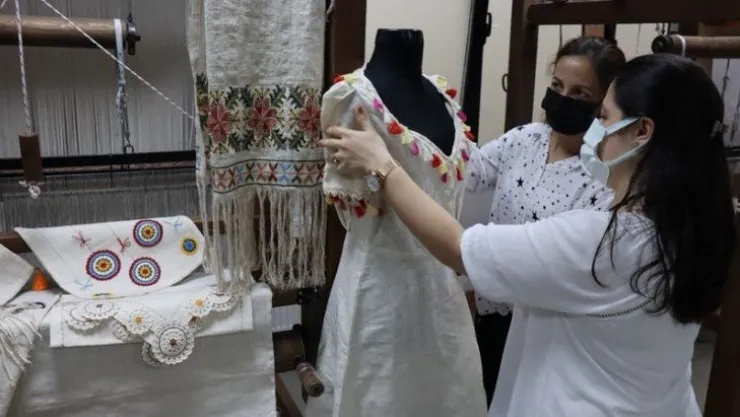 2 bin yıllık Kandıra bezi, dokuma tezgahlarında yeniden canlanıyor