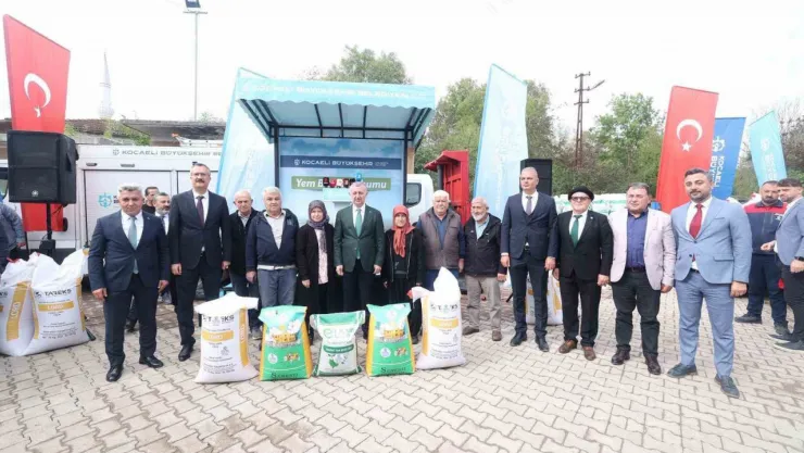Kocaeli'de çiftçilere büyük destek