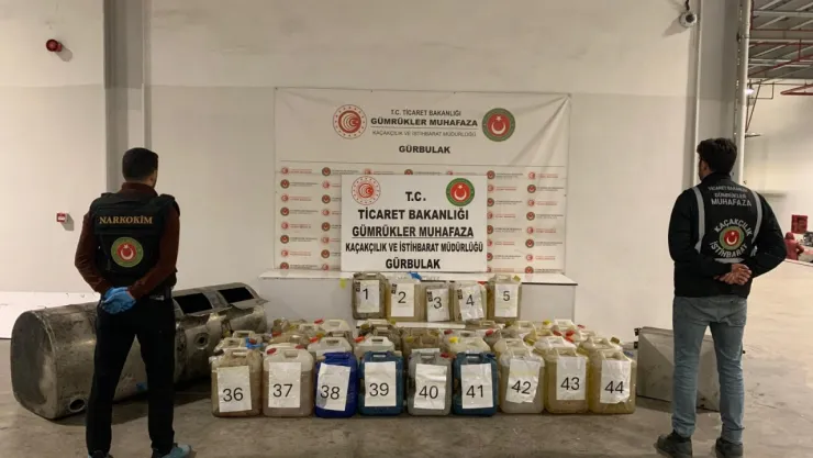 721 kilogram uyuşturucu madde ele geçirildi