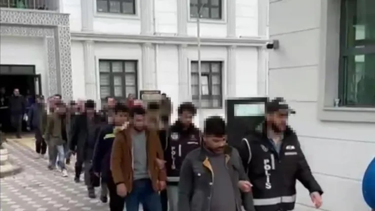74 ilde dev operasyon, bin 124 gözaltı