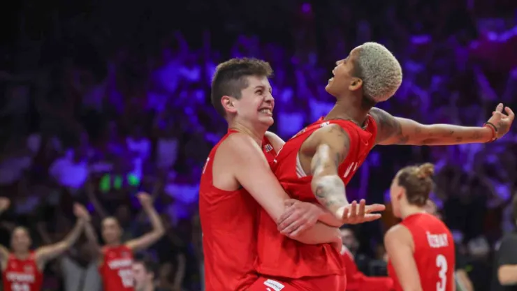 A Milli Kadın Voleybol Takımımız  Avrupa şampiyonu oldu