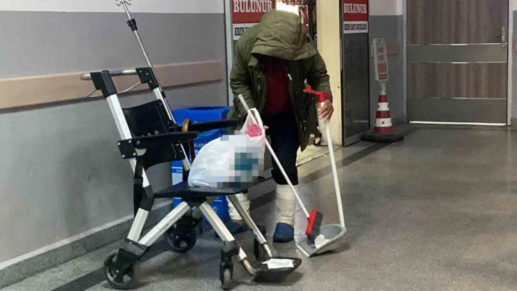 6 yıldır hastanenin acilini mesken tuttu