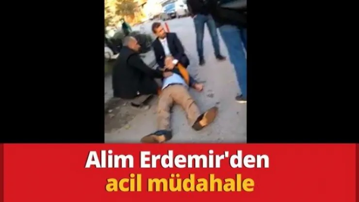 Alim Erdemir'den acil müdahale