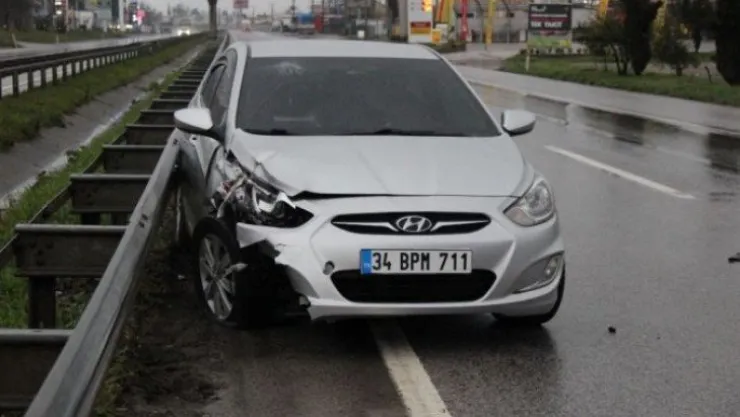 Alkollü direksiyona geçince kaza yaptı: 1 yaralı!