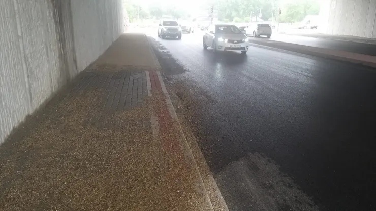 Alt geçitte korkutan görüntü