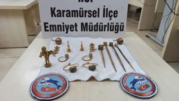 Araçtan 15 adet tarihi eser çıktı!