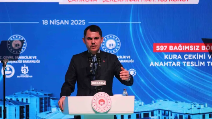 Bakan Kurum Kocaeli'de açıkladı, 2,5 milyon liraya kadar finans desteği müjdesi