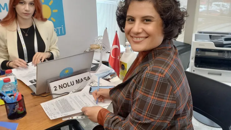 Banu Aykan aday adaylığı başvurusunu yaptı