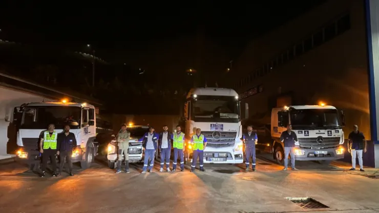 Bartın'da yaşanan sel felaketine İSU'dan yardım eli