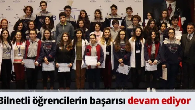 Bilnetli öğrencilerin başarısı devam ediyor