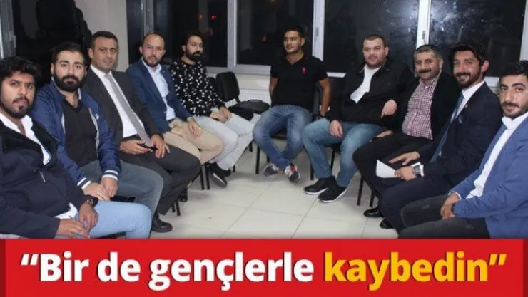 'Bir de gençlerle kaybedin'