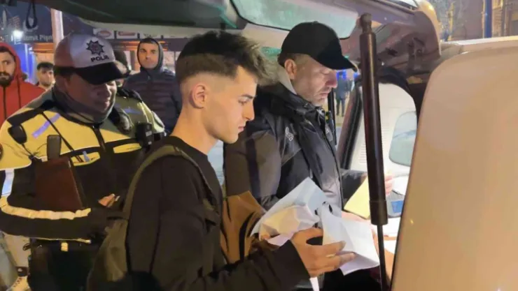 Stajyer sürücü, alkollü yakalandı