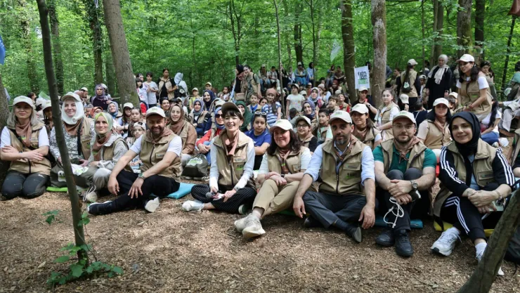Bu yürüyüşte doğa ve değerler buluştu