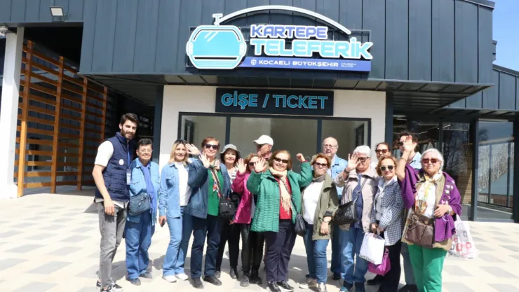 Büyüklerimizin teleferik heyecanı