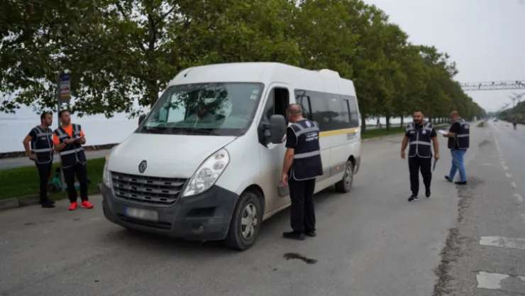 Büyükşehir'den servis araçlarına sıkı denetim