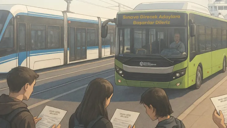 Büyükşehir'den YKS günü ücretsiz ulaşım