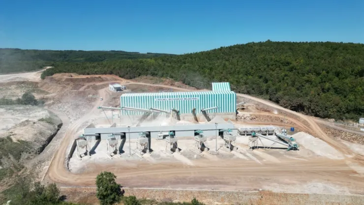 Büyükşehir'in tesisinde saatte 500 ton PMT üretiliyor